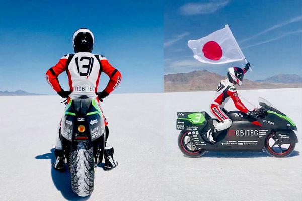 Electric motorcycles have a new land speed record 329 km/h