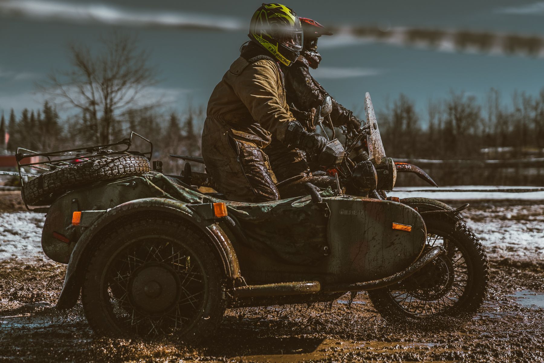 Grand Prix de Snow ripping on a Ural