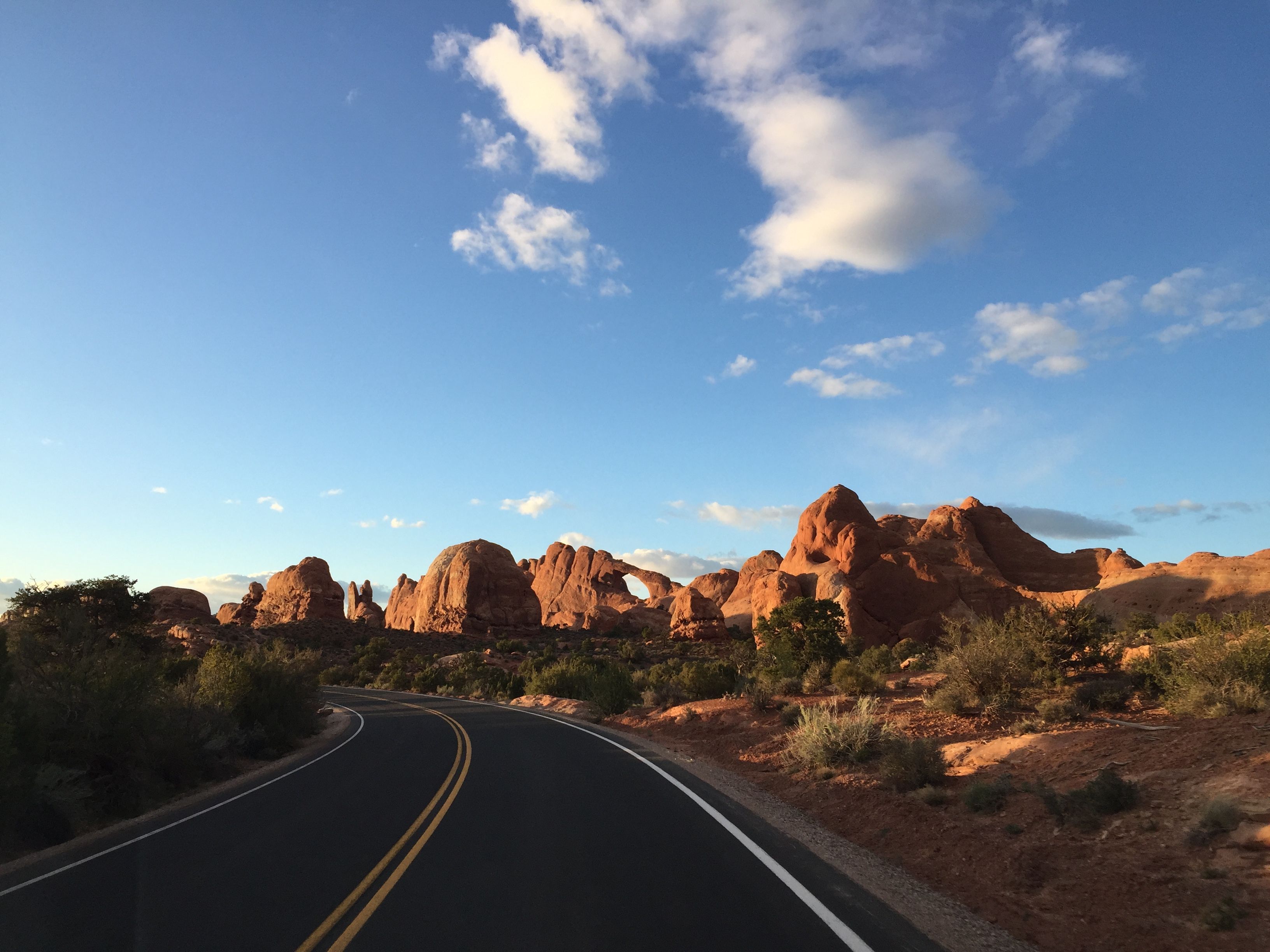 Arches are not to be ridden through, at least not in daylight