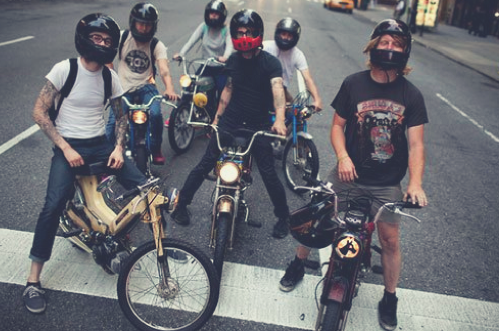 The inner-city hipster moped gang