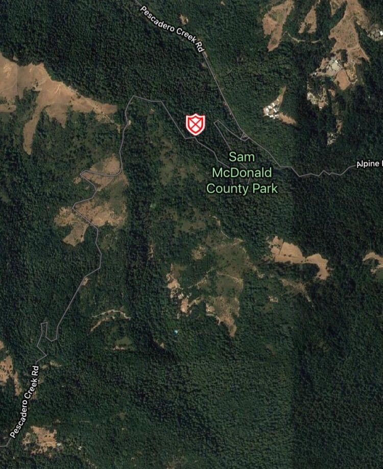 The remote location of Mark's violent crash